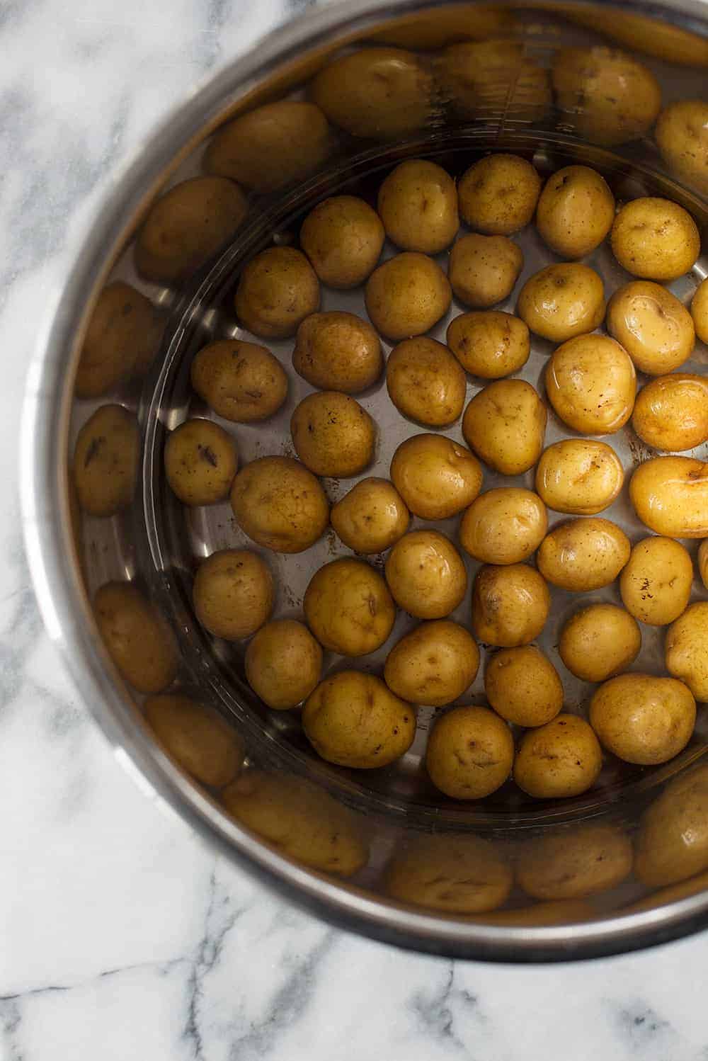 Small Potatoes In The Instant Pot Pressure Cooker 