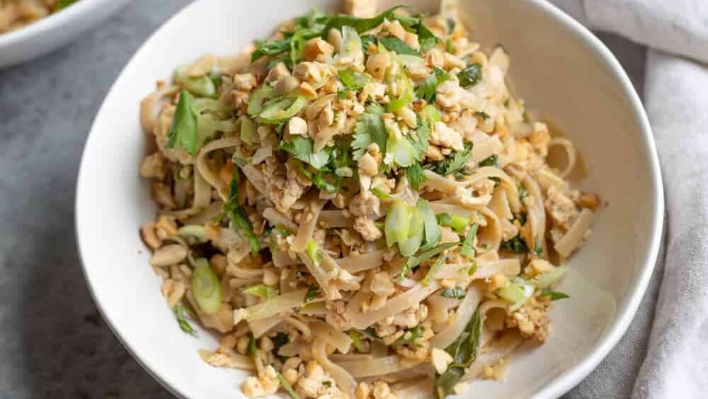 Vegan Pad Thai Noodles