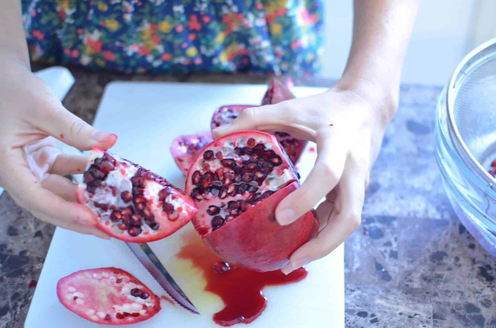 How to Open a Pomegranate Delish Knowledge