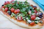 Grilled Mediterranean Flatbread