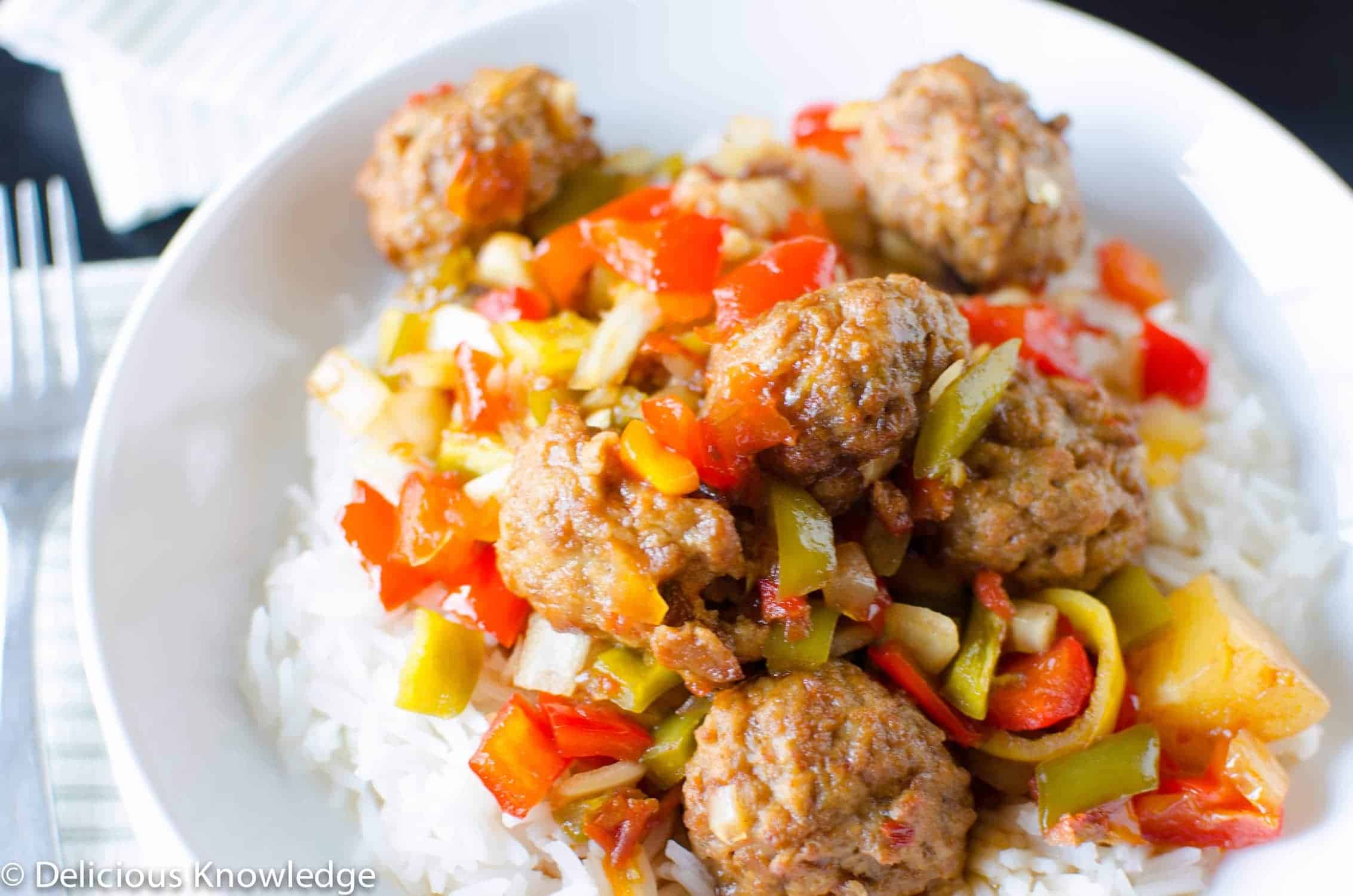 Spicy Vegan Meatballs in the Slowcooker Delish Knowledge