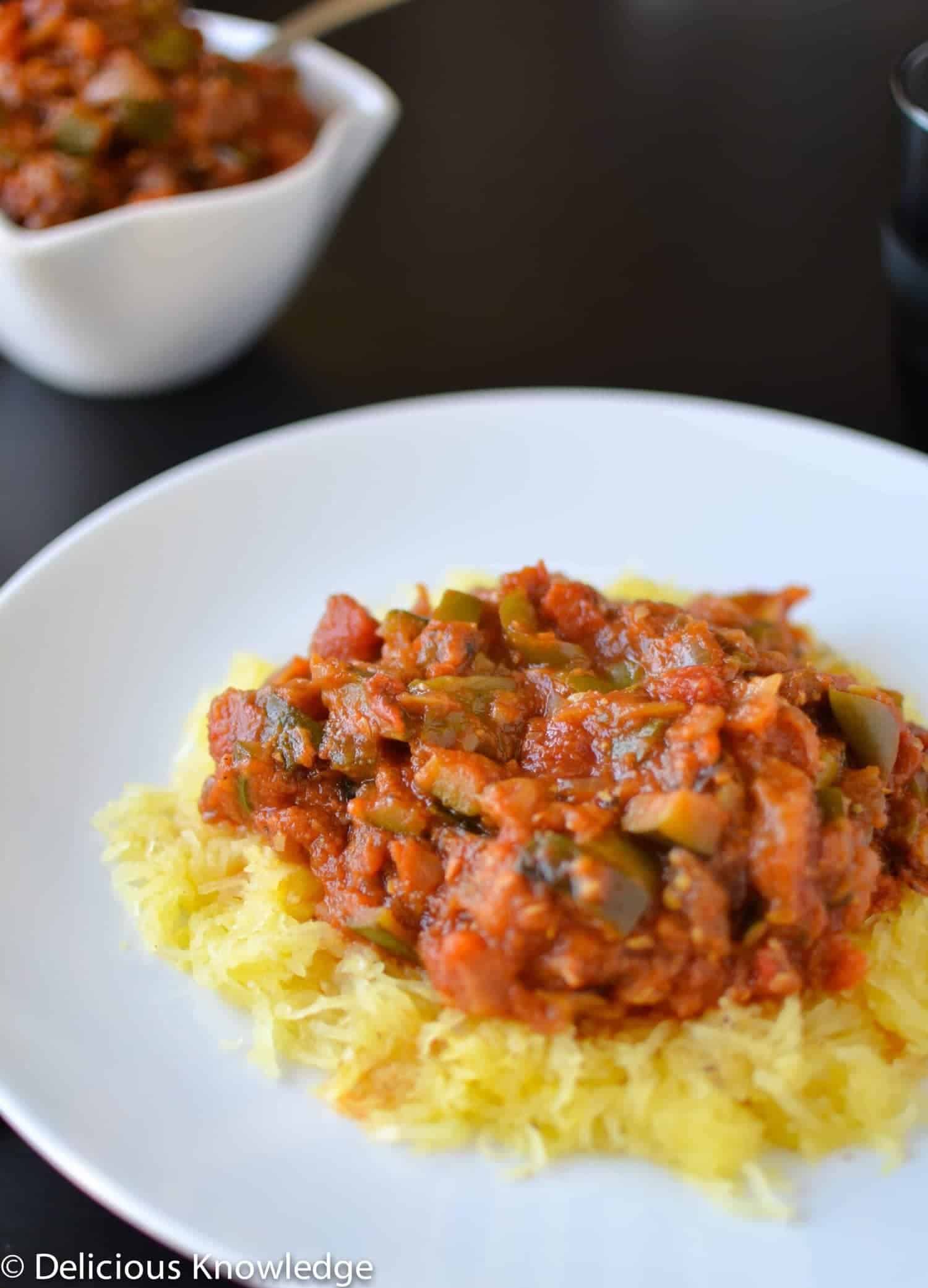 Spaghetti Squash with Ratatouille Sauce 5 Dk 0634 Scaled