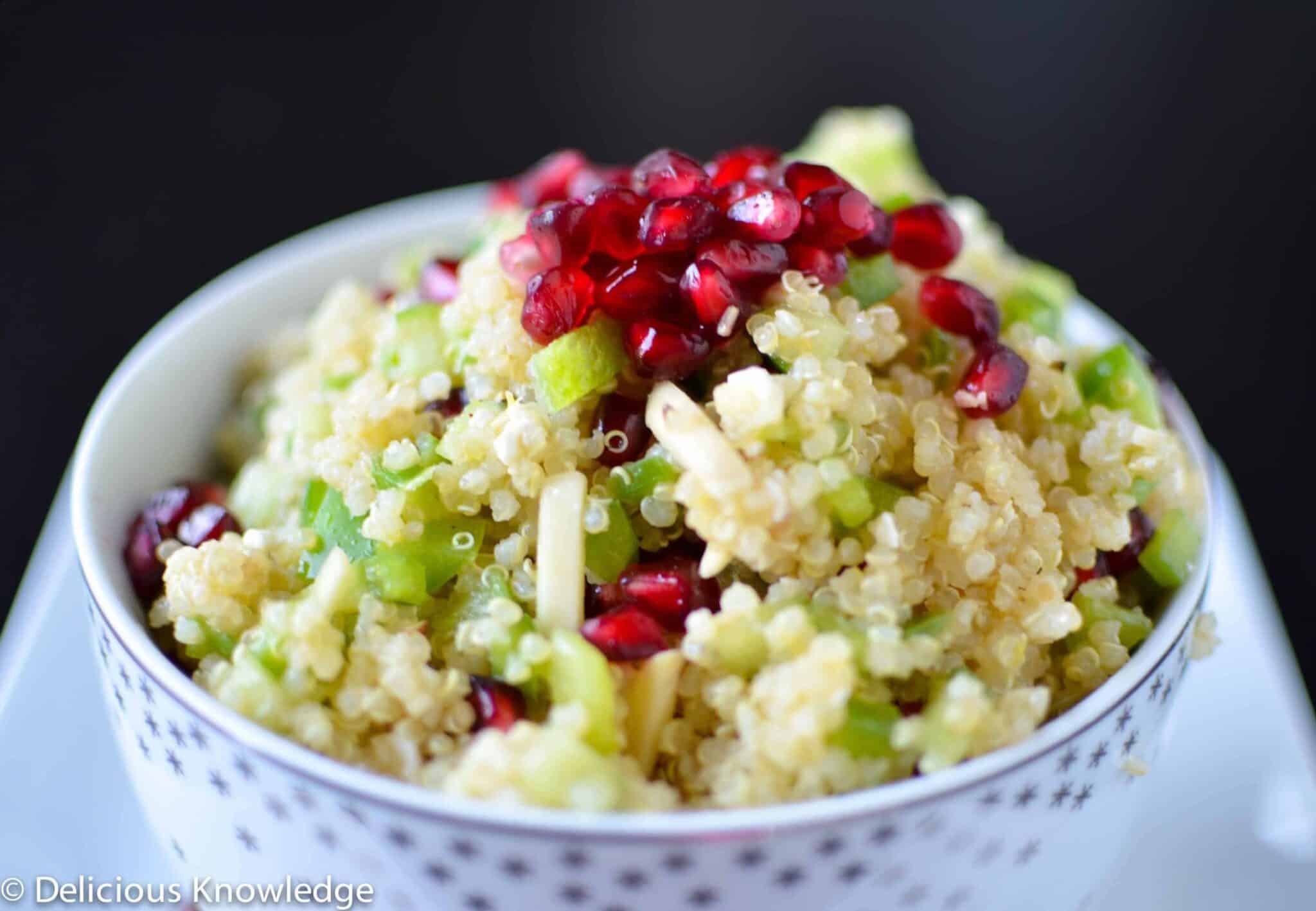 Pomegranate Quinoa Salad Delish Knowledge