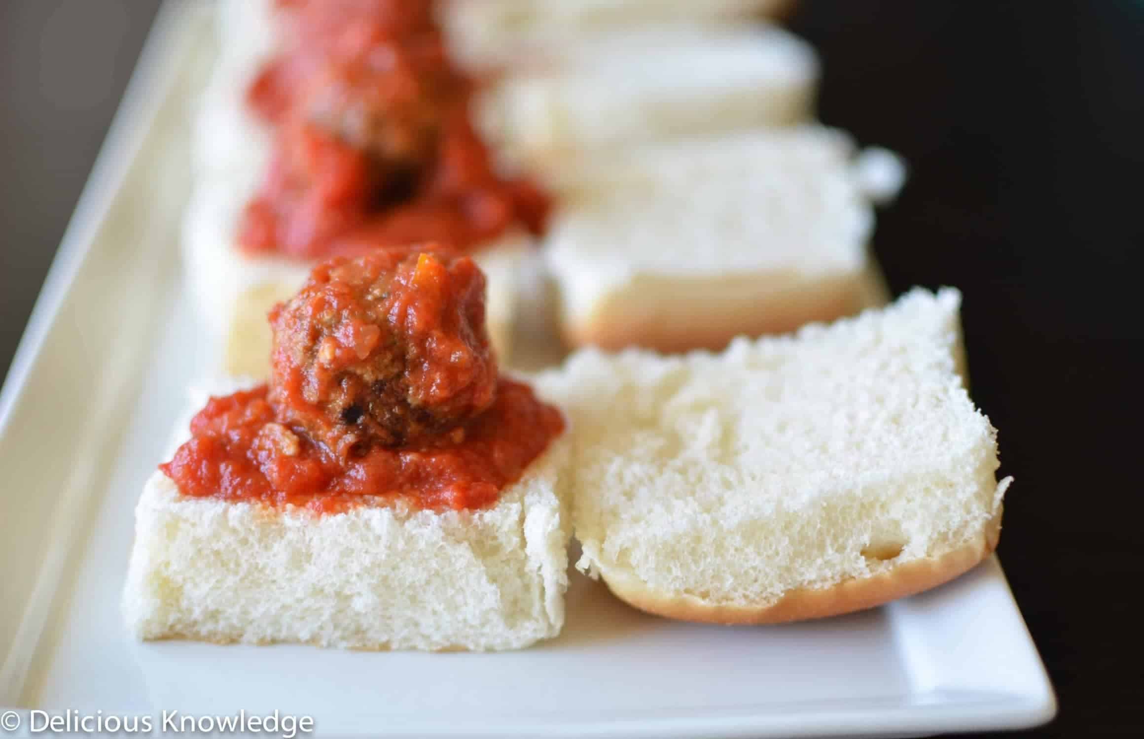 Vegan Meatball Sliders Delish Knowledge