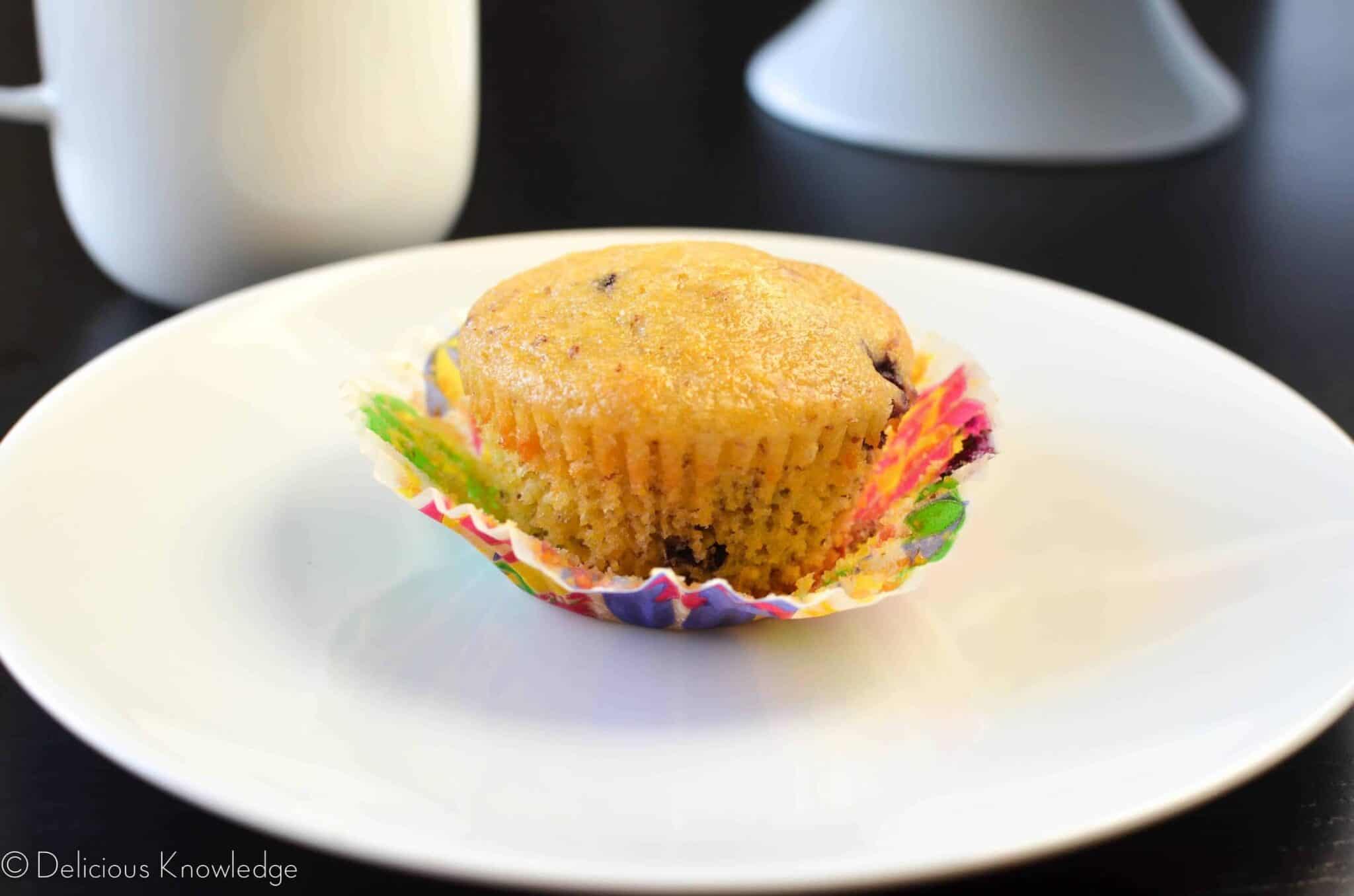 Wild Blueberry Corn Muffins {GlutenFree & Vegan} Delish Knowledge