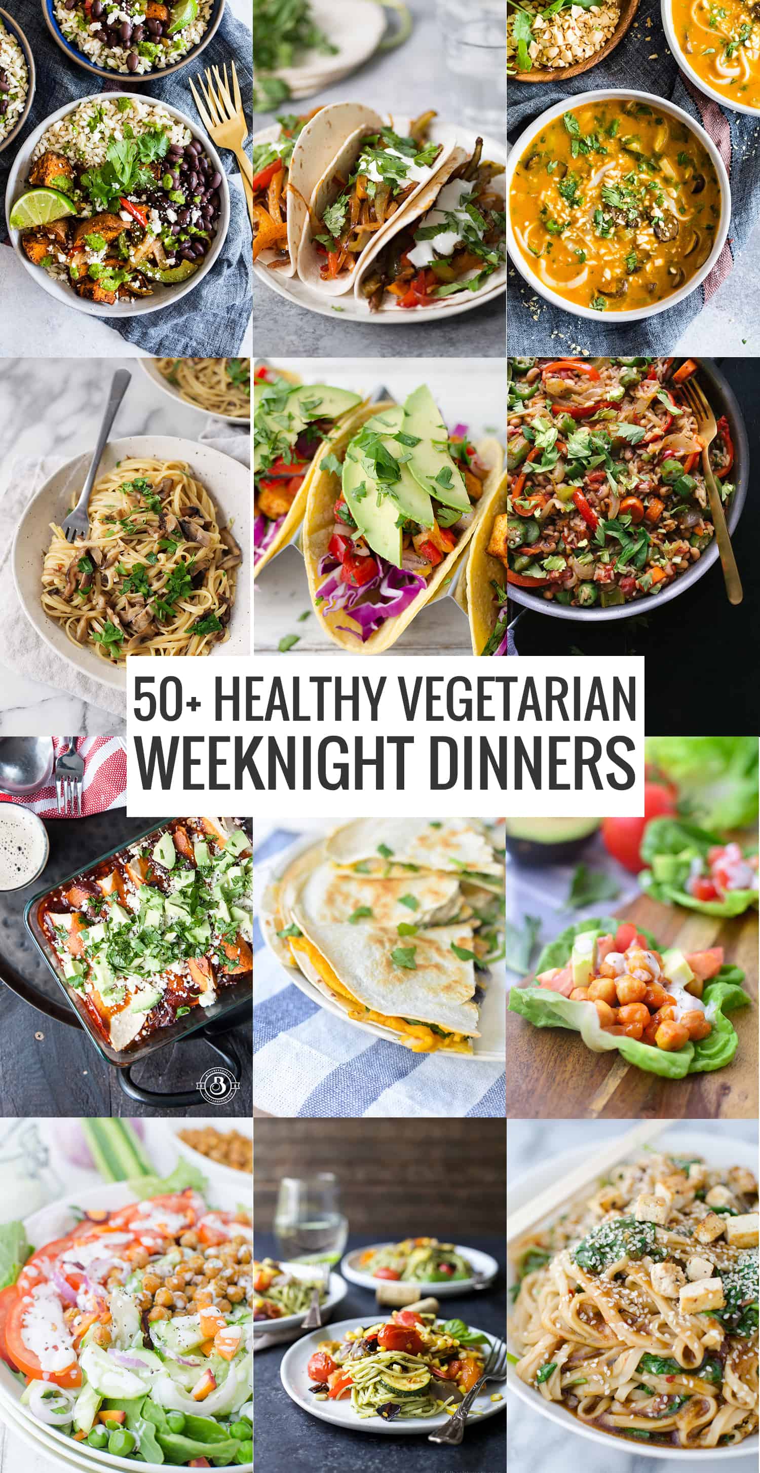 50+ Healthy Vegetarian Meals - Delish Knowledge