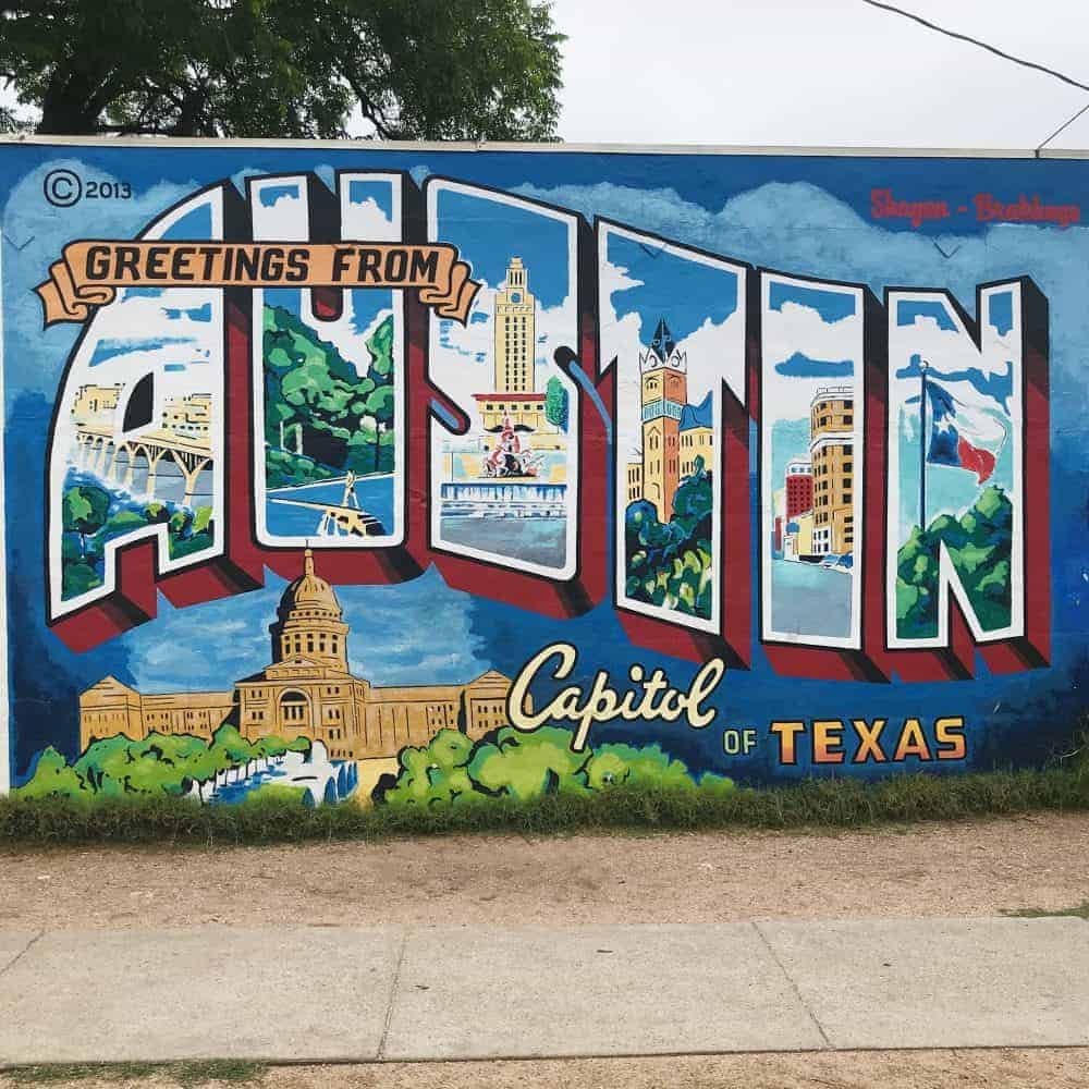 Billboard in Austin Texas