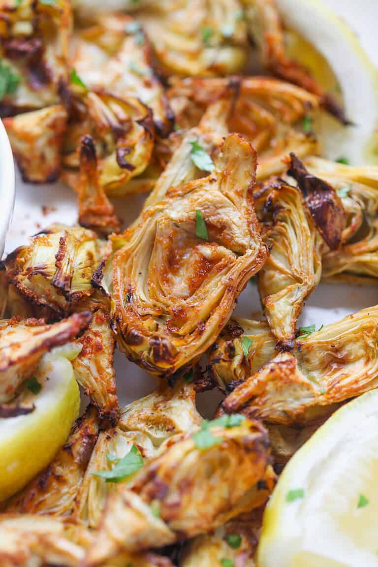 Air Fryer Artichoke Hearts