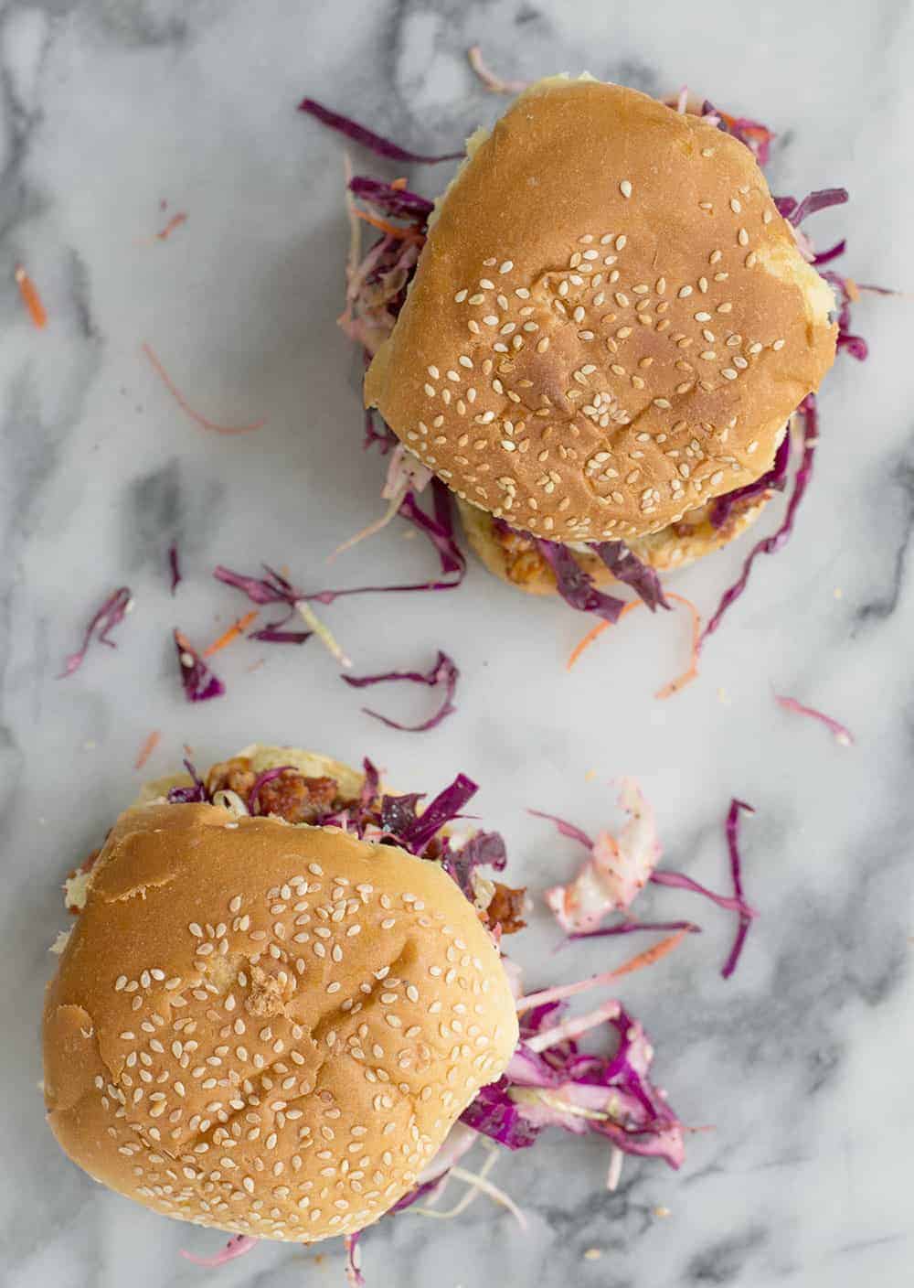 Serve The Bbq Sandwich On Hamburger Buns With Fresh Coleslaw 