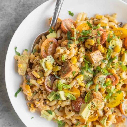 Bbq Tofu Pasta Salad Ingredients