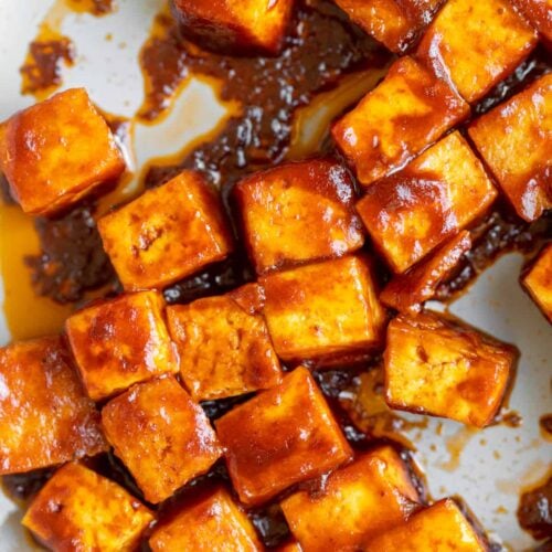 Close Up Photo Of Bbq Tofu