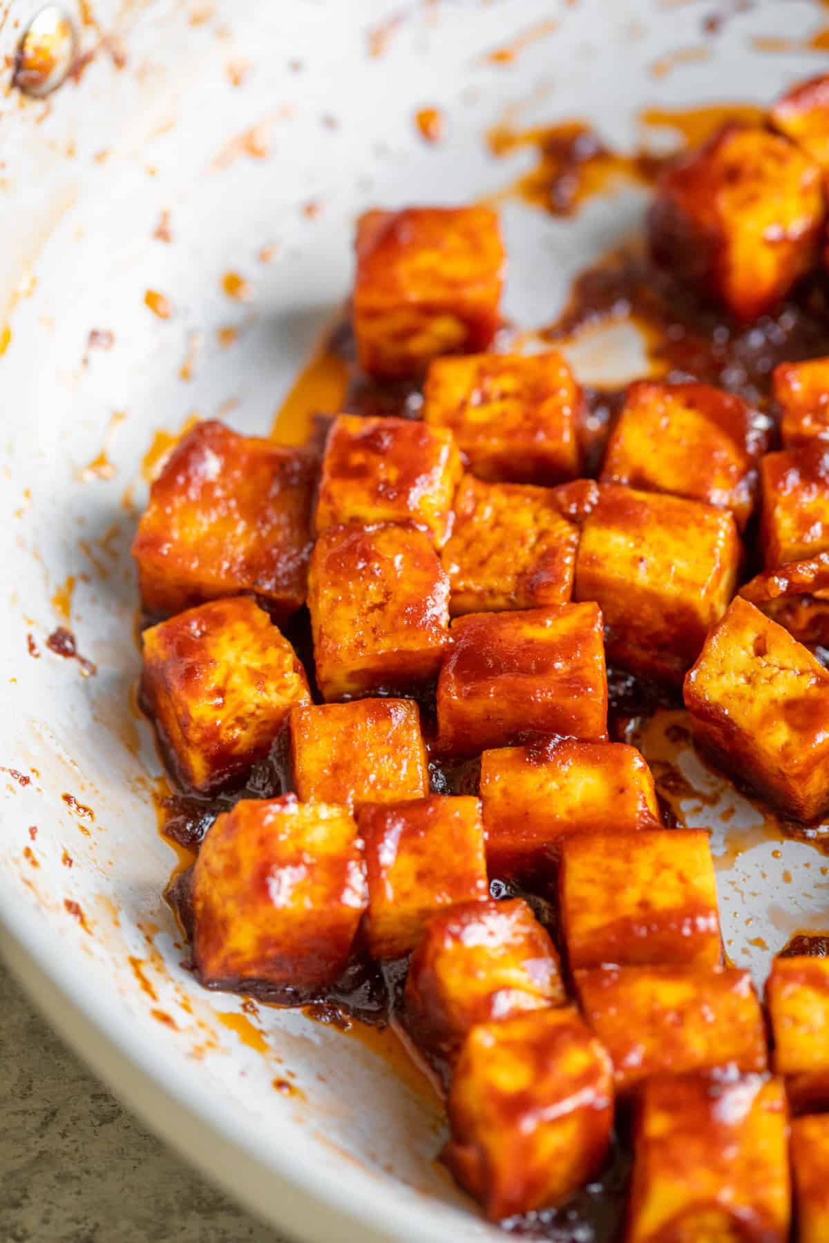 Tofu With A Spicy Sauce