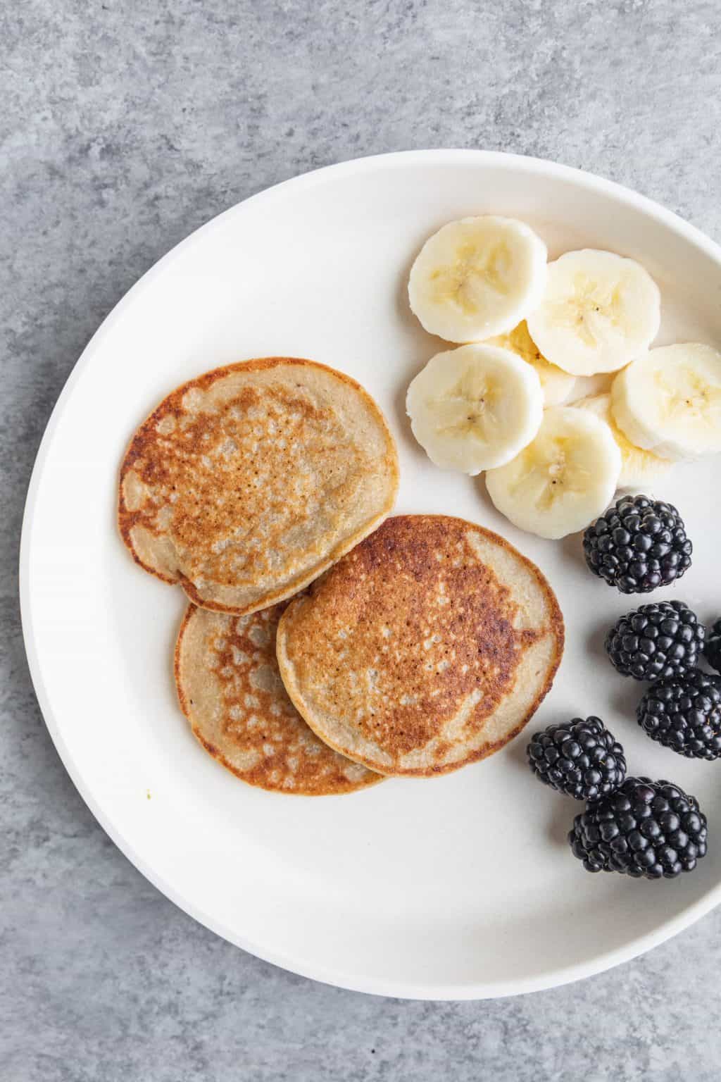 BabyLed Weaning Banana Pancakes Delish Knowledge