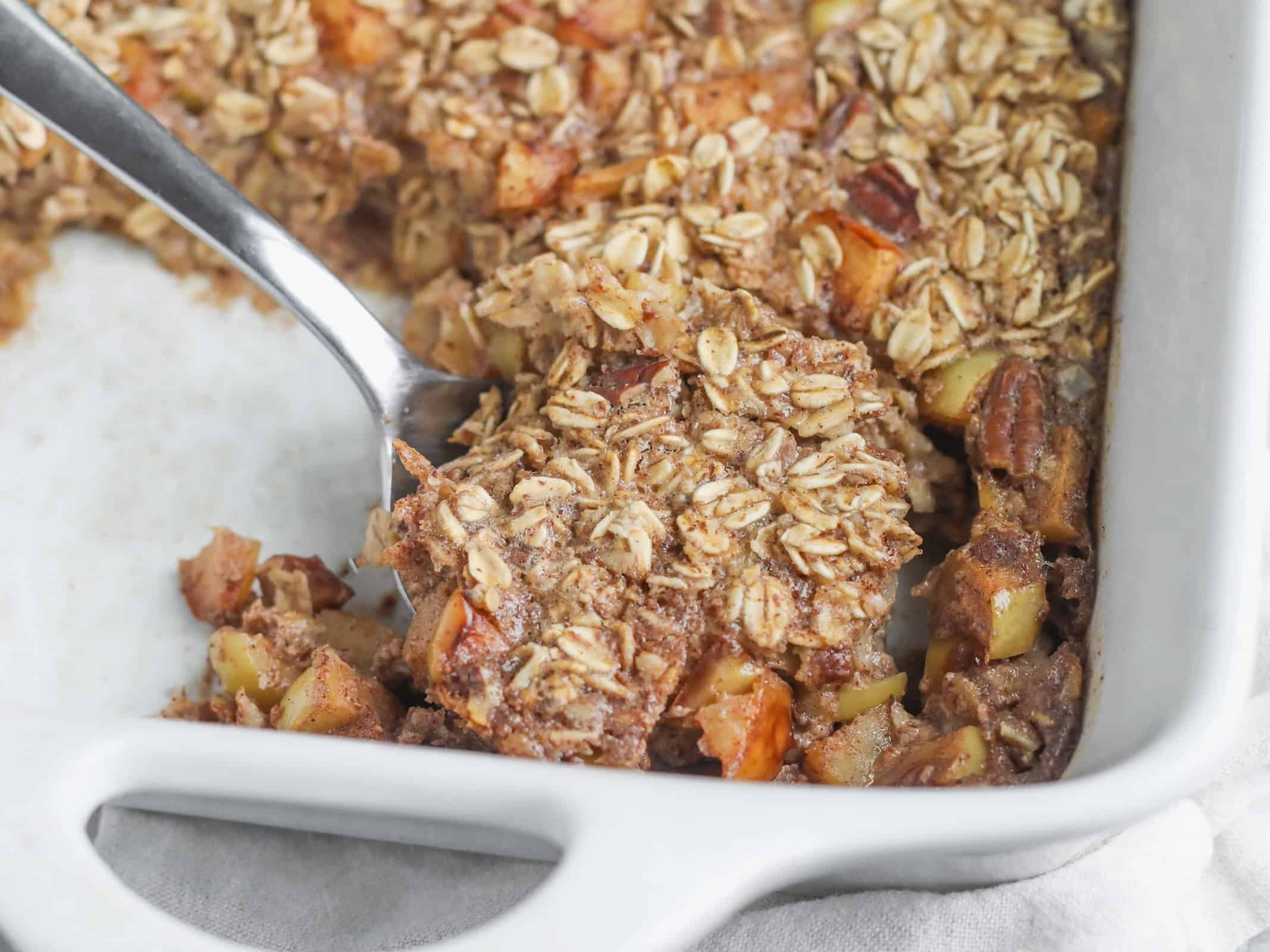 Vegan Banana Recipes 3 Baked Apple Cinnamon Oatmeal