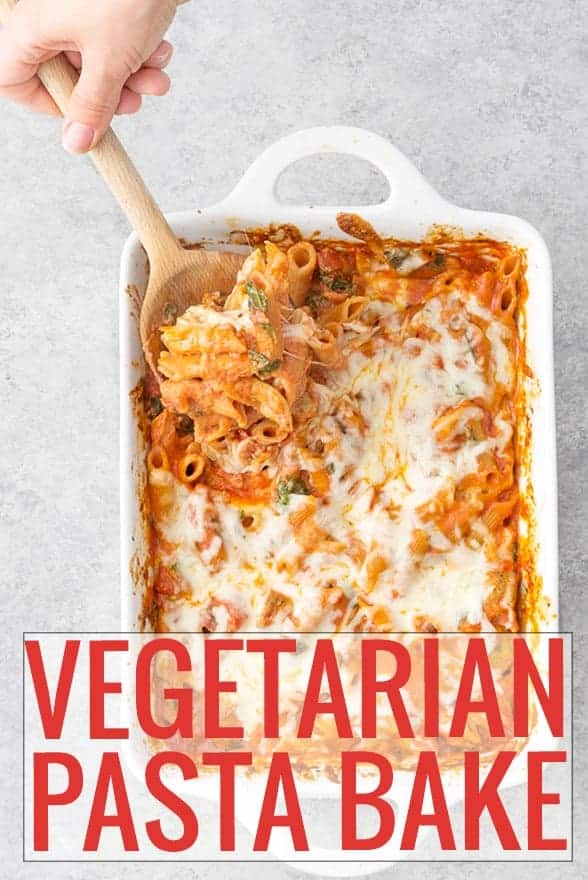 Vegetarian Pasta Bake with No Cook Noodles Delish Knowledge