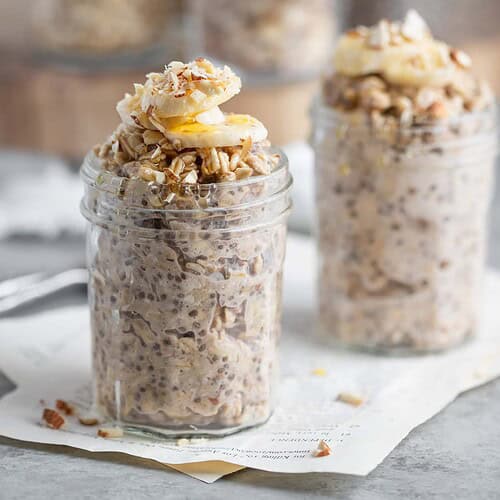 Banana Bread Overnight Oats