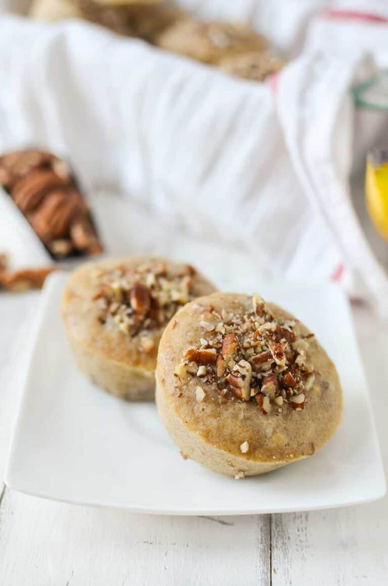 Healthy Banana Pecan Muffins Delish Knowledge