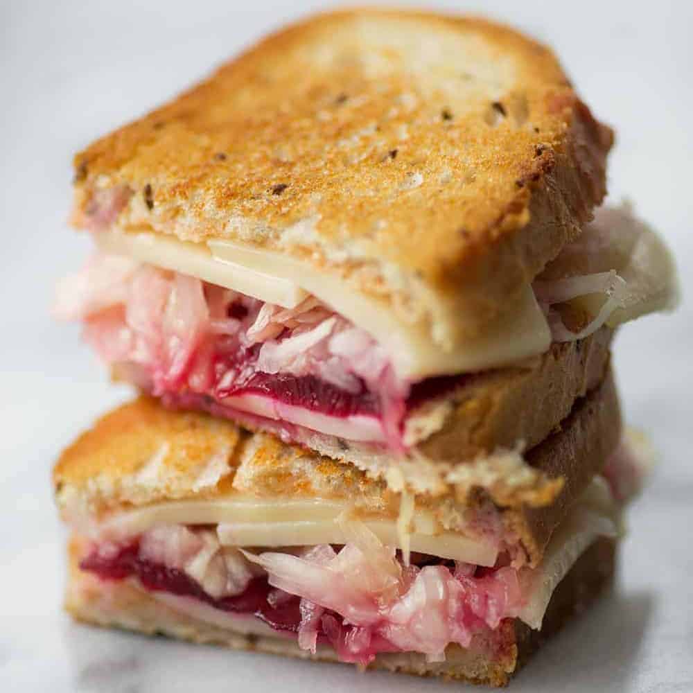 Vegetarian Beet Reuben Sandwich Delish Knowledge