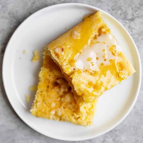 The Best Vegan Cornbread 13 Best Vegan Cornbread In A White Plate Top View