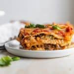 A Slice Of Best Vegan Lasagna