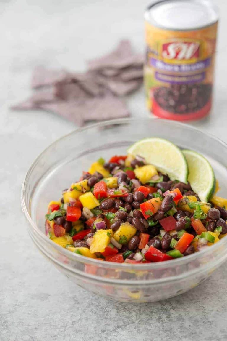 Fresh Black Bean and Mango Salsa Delish Knowledge
