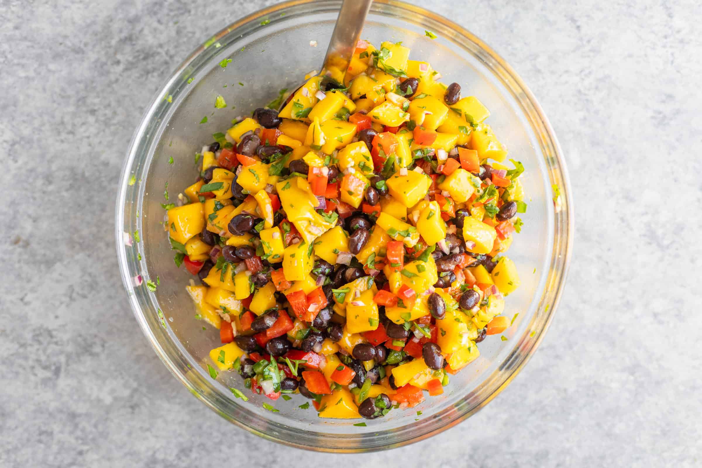 mango black bean salsa