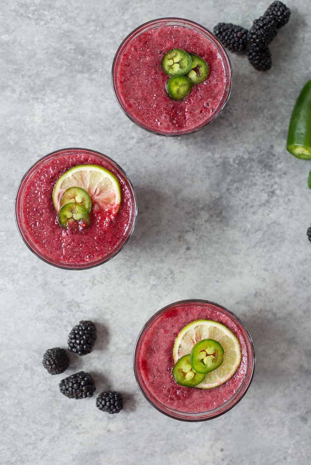 Blackberry Jalapeño Margarita 3 Blackberry Jalapeno Margarita