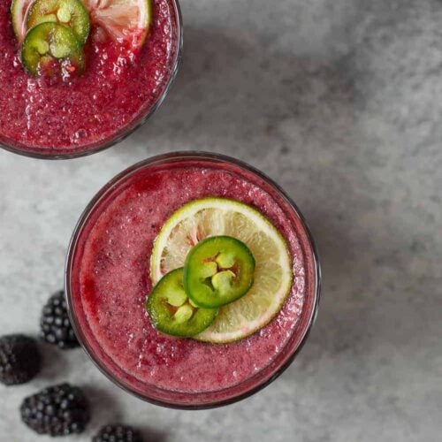 Blackberry Jalapeno Margarita