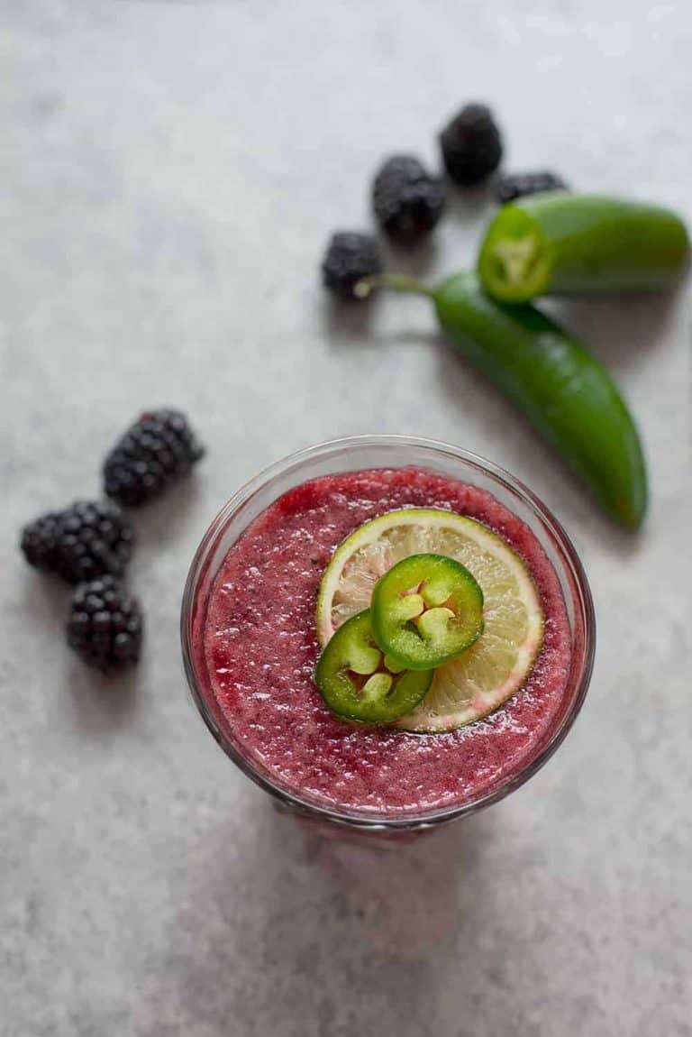 Blackberry Jalapeño Margarita Delish Knowledge