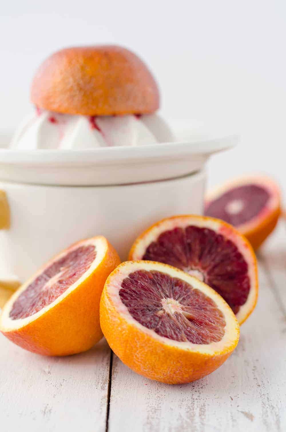 Blood Orange Chia Pudding Parfaits! Make Ahead Breakfasts! Layers Of Blood Orange Chia Jelly With Vanilla Yogurt. Make Them Before For An Easy Grab And Go Breakfast Option! | Www.delishknowledge.com