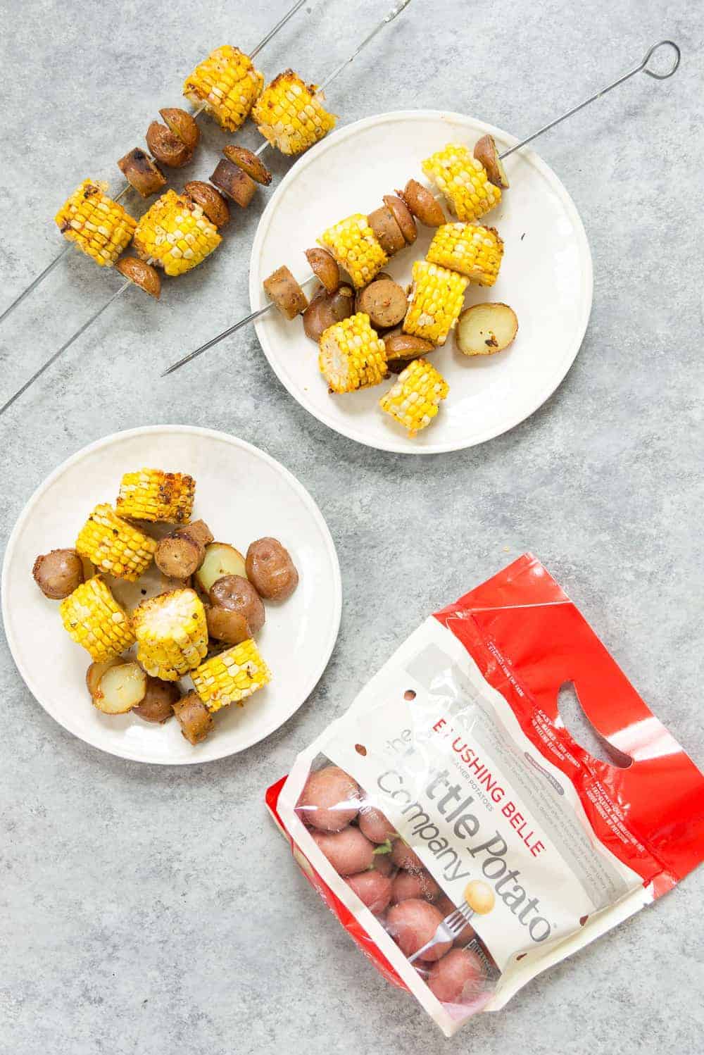 Vegan Kebobs With Little Potato Company Potates