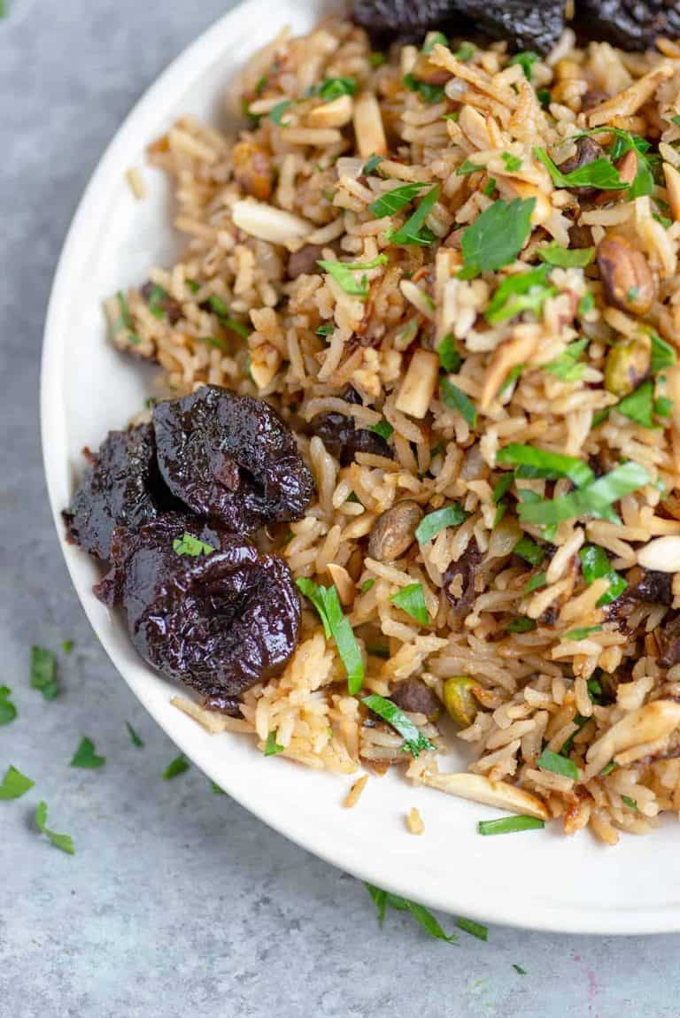 California Prune and Nut Rice Pilaf Delish Knowledge