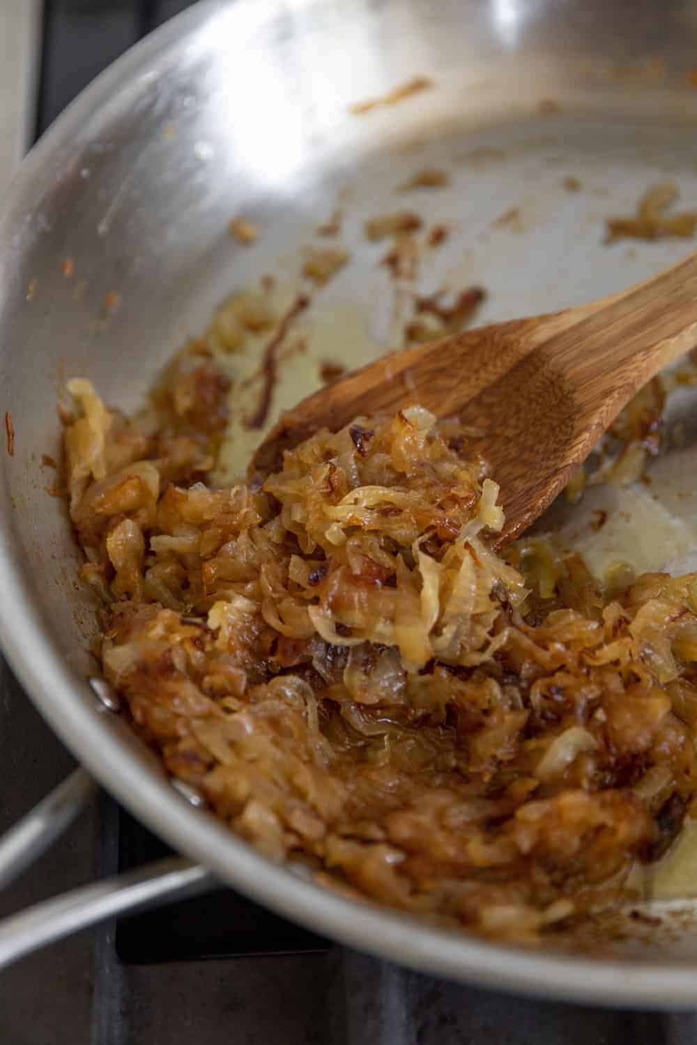 Caramelized Onion Fettuccine - Delish Knowledge