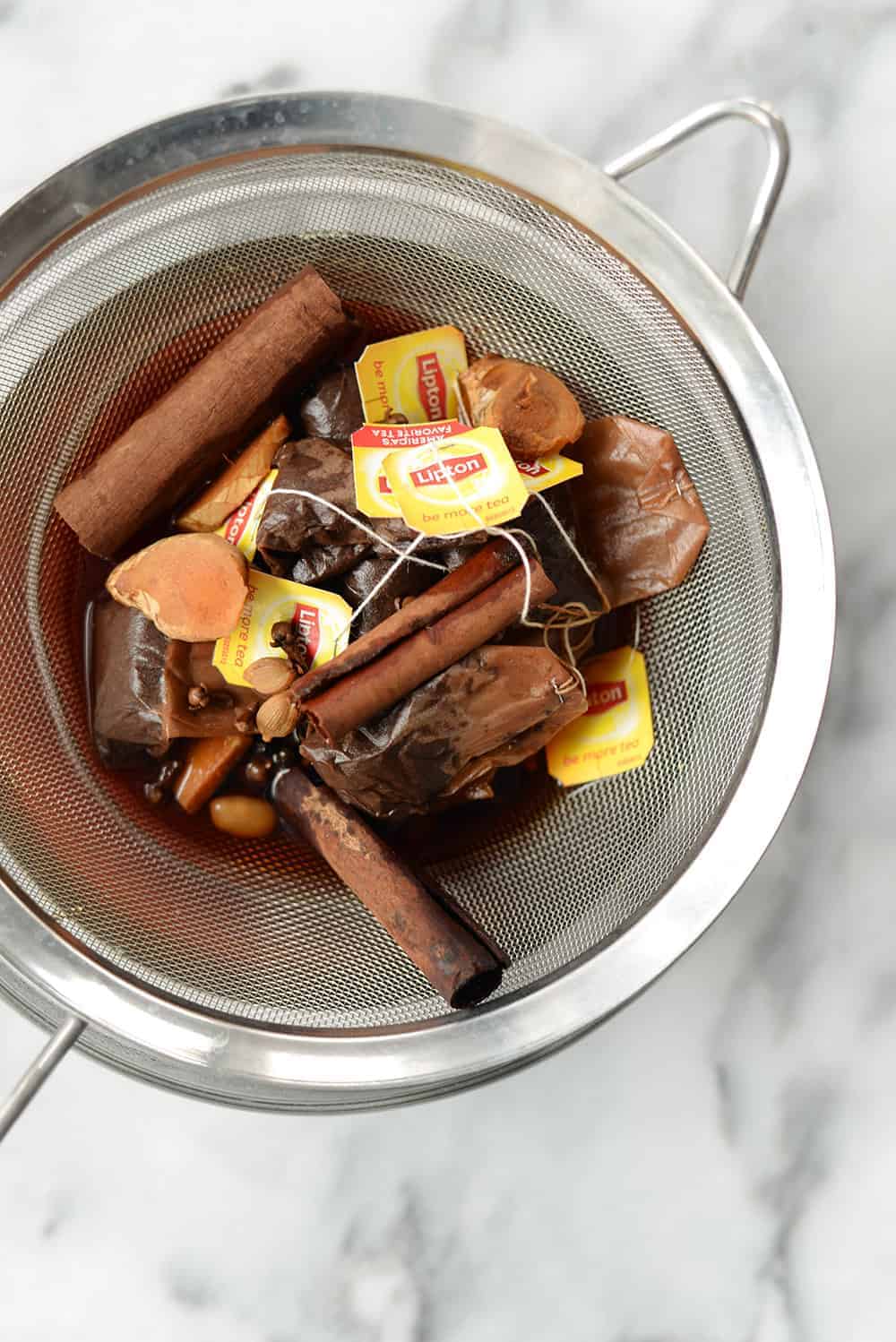 Homemade chai concentrate 