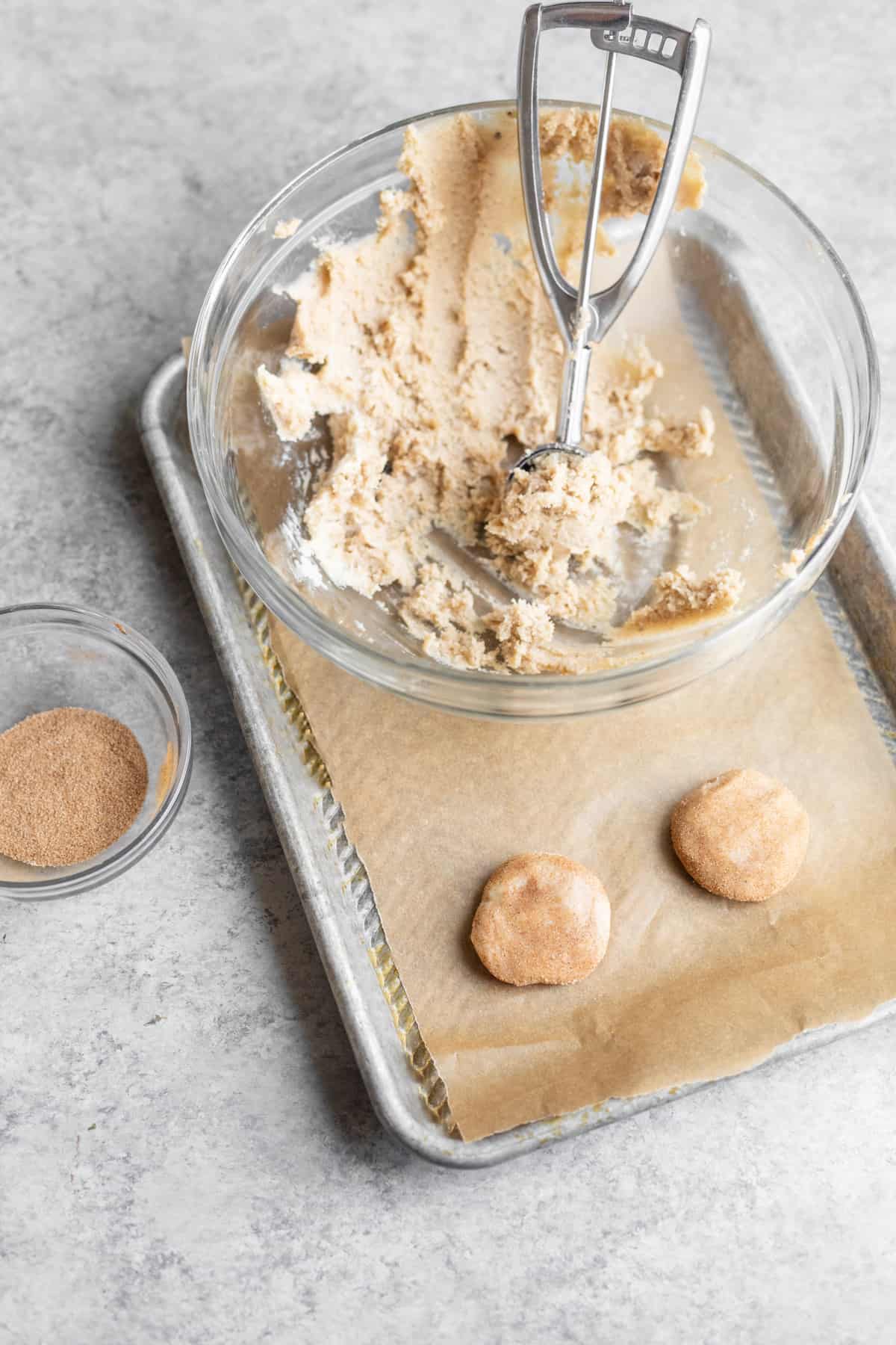 Cookie Batter With A Scoop