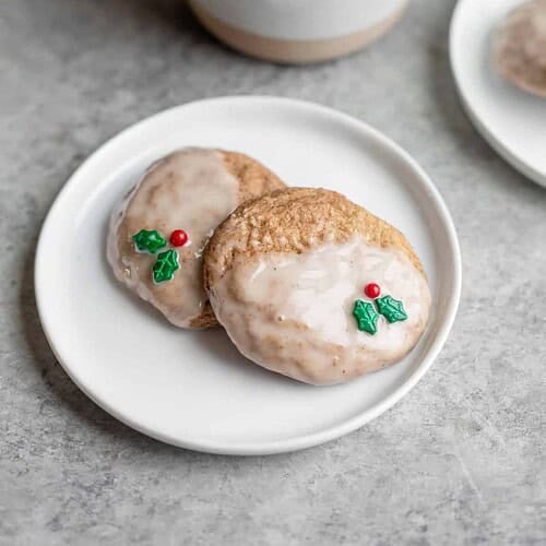 Chai Vegan Sugar Cookies with Eggnog Glaze 10 Chai Vegan Sugar Cookies With Eggnog Glaze