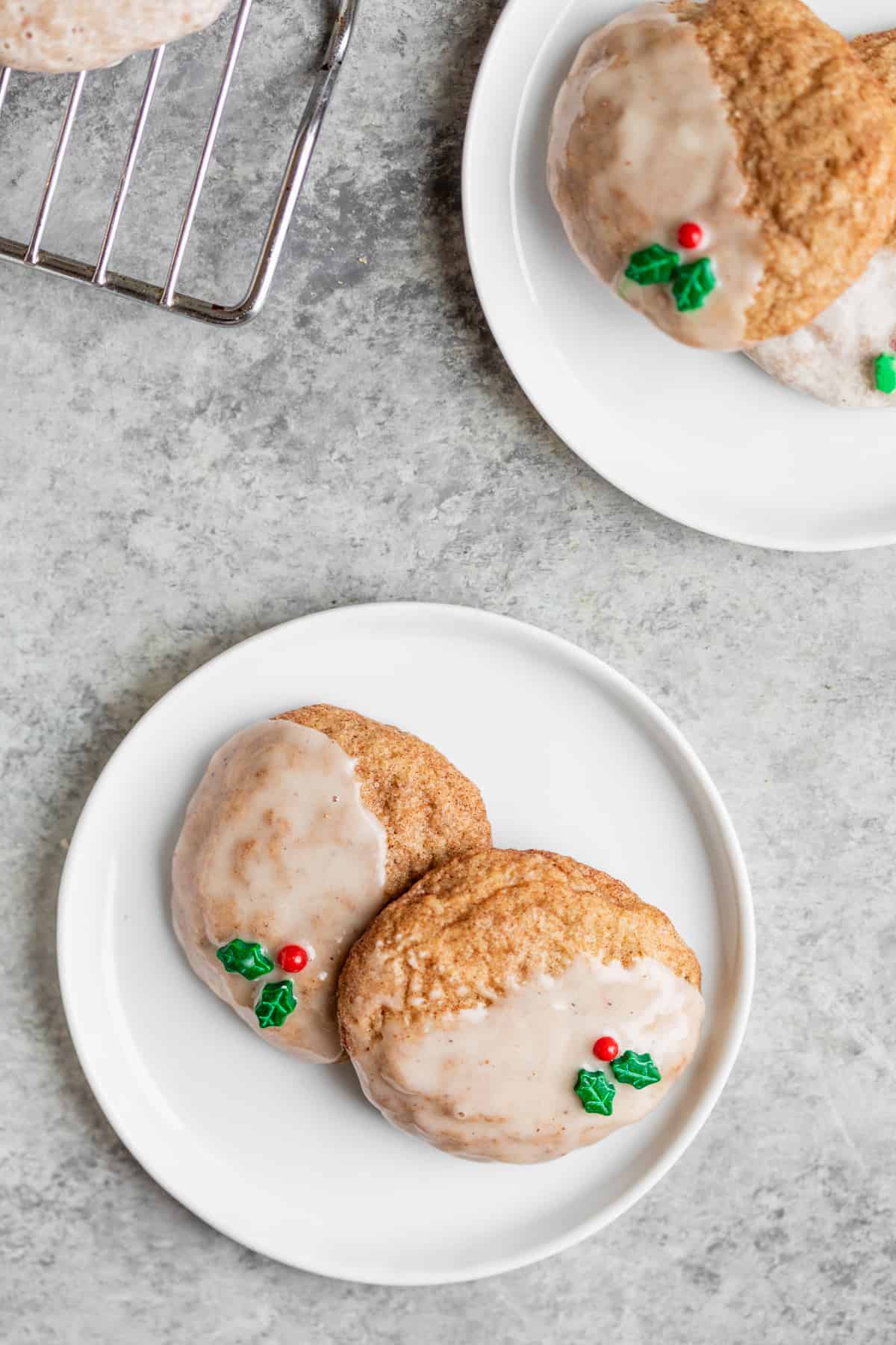 Chai Sugar Cookie On A Plate