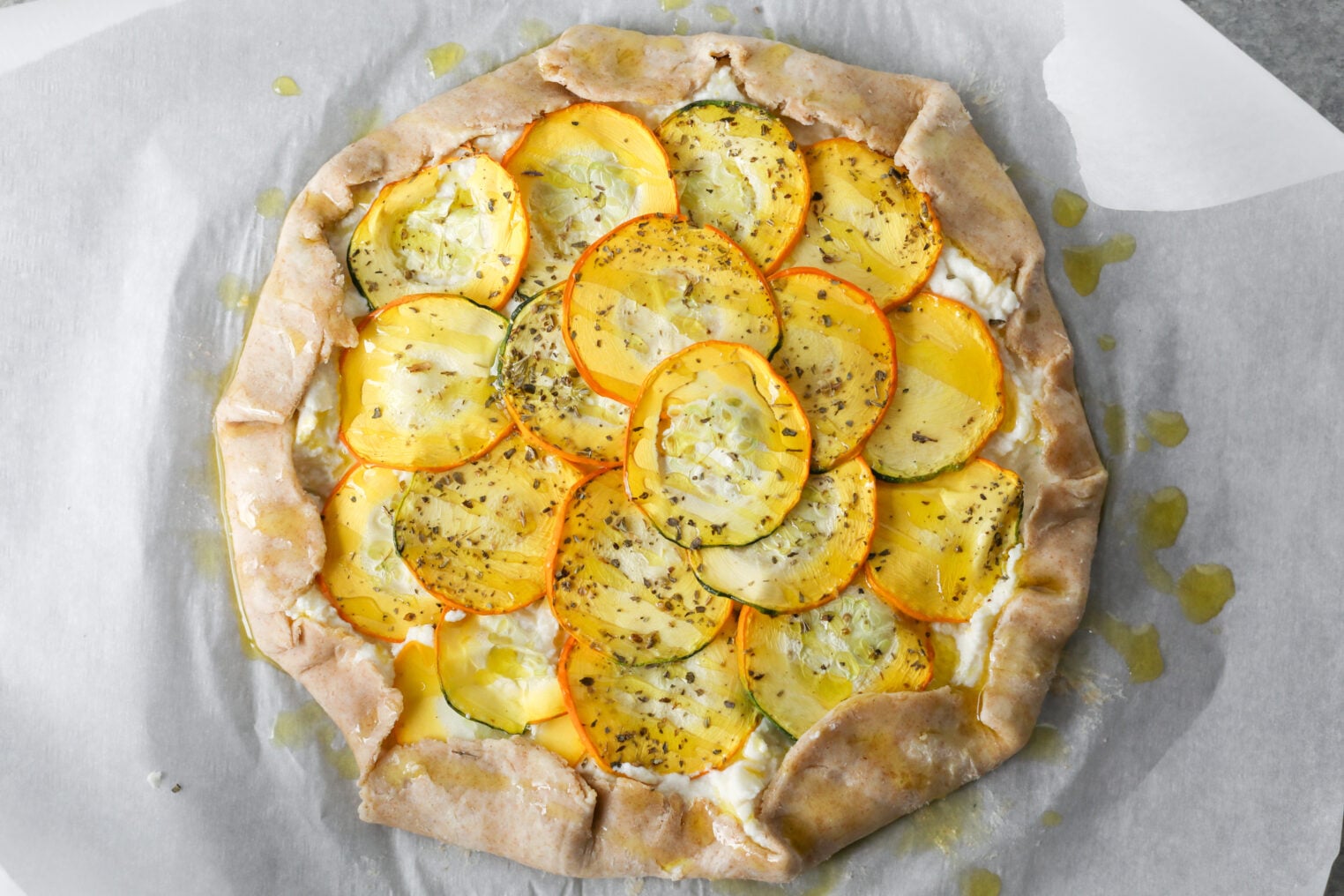 Cheesy Zucchini Tart 11 Cheese Zucchini Galette8
