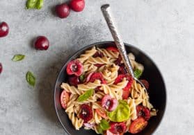 Cherry Caprese Pasta Salad