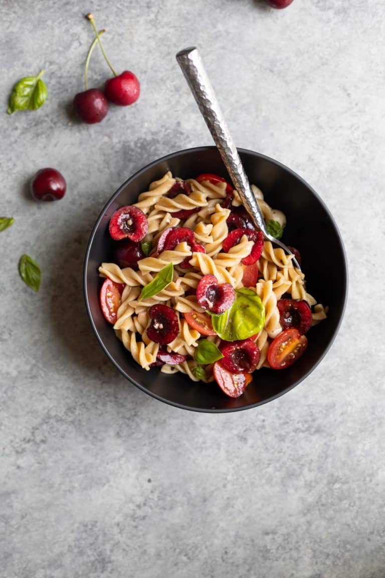 Cherry Caprese Pasta Salad Delish Knowledge