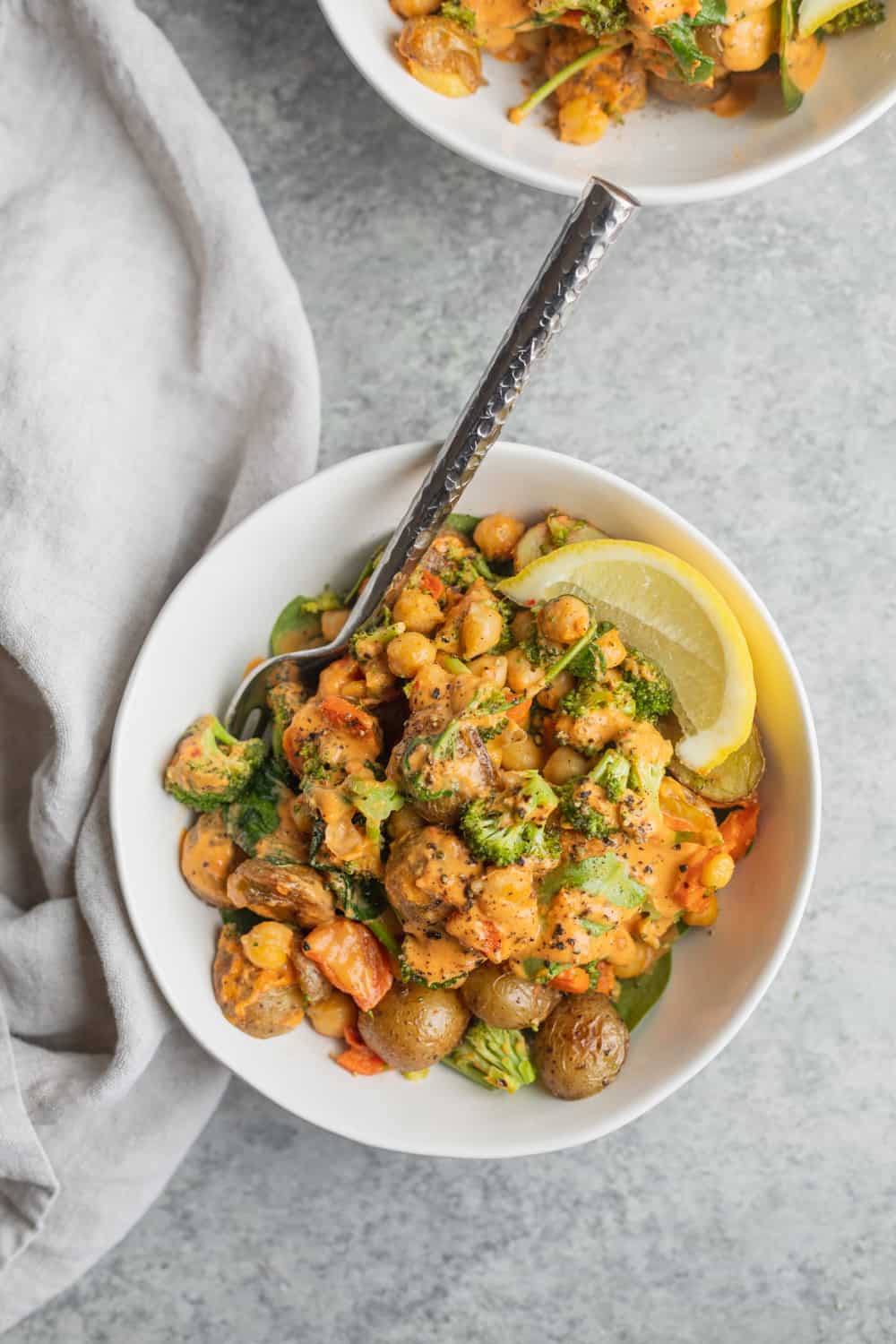 Chickpea, Broccoli and Potato Sheet Pan Dinner