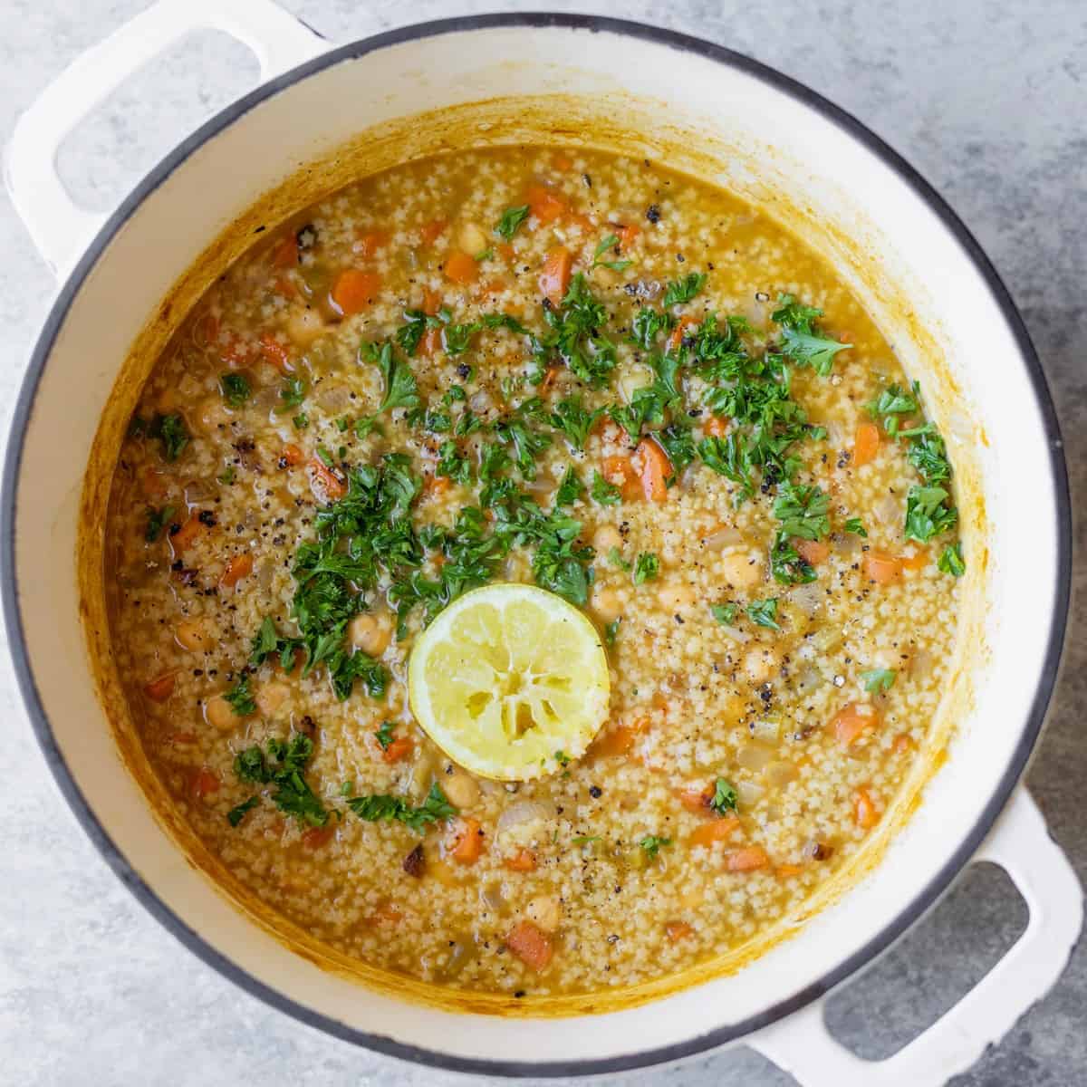 Chickpea Noodle Soup - Delish Knowledge