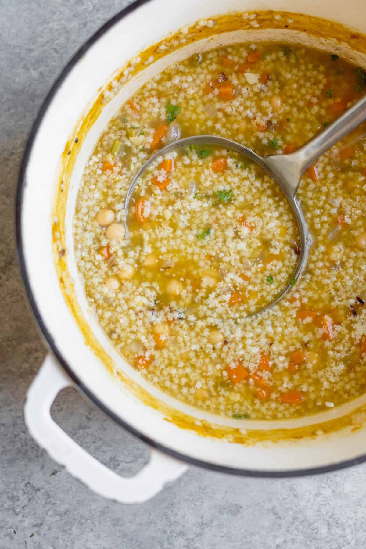 Chickpea Noodle Soup - Delish Knowledge