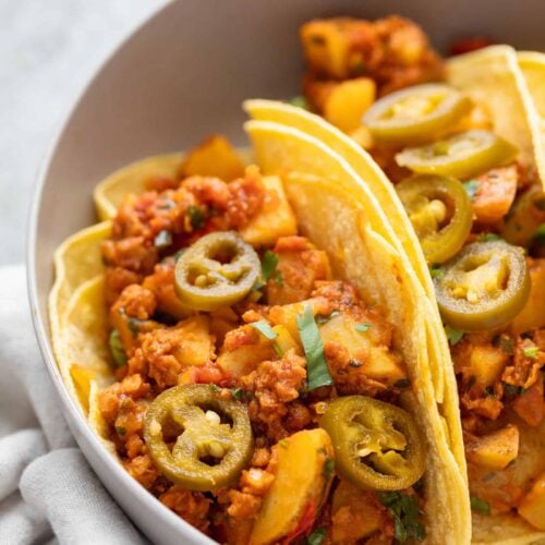 Chorizo Potato Tacos