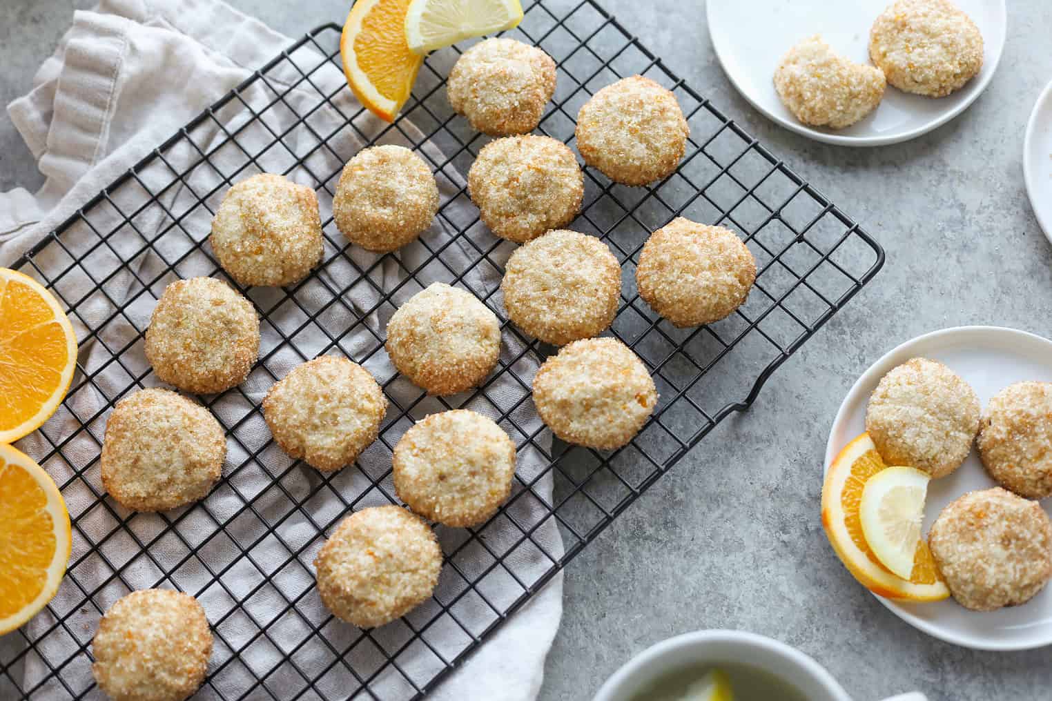 Platter Of Gluten-Free Almond Cookies