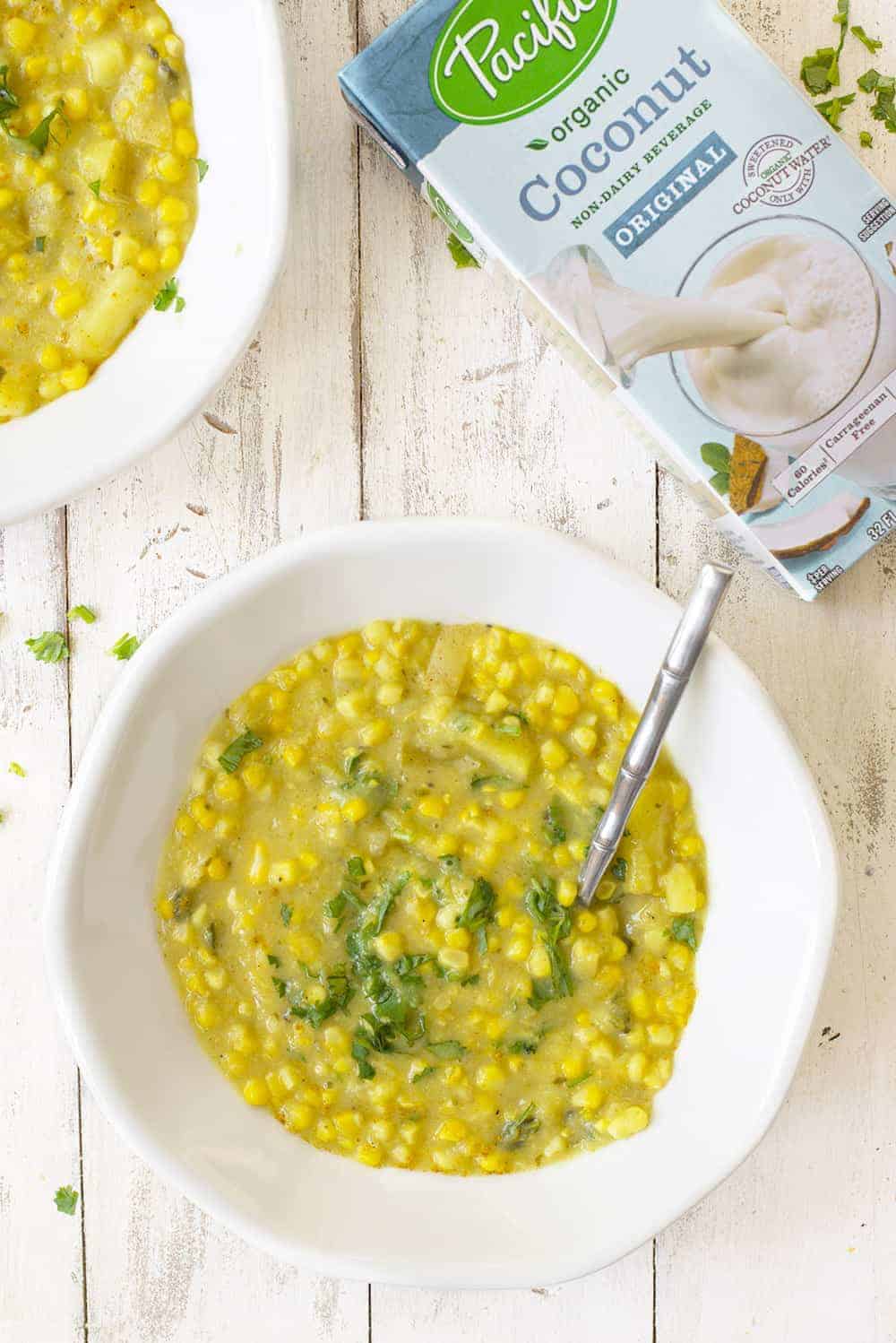 Coconut Corn Chowder 