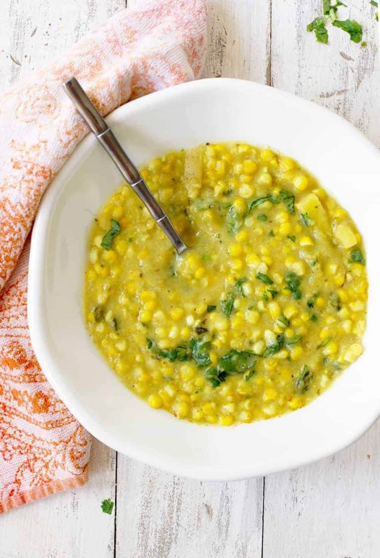 Vegan Coconut Corn Chowder Delish Knowledge