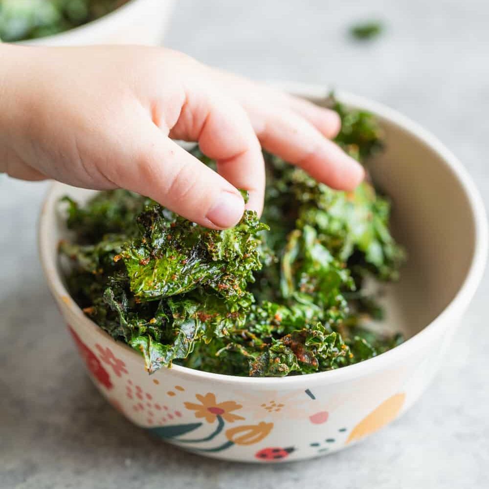 cool ranch air fryer kale chips