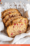 Cranberry Orange Bread