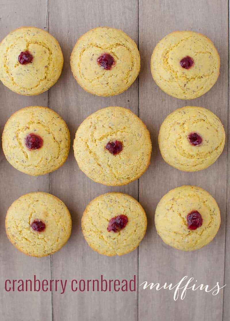 Cranberry Corn Muffins! Two Thanksgiving Favorites In One! Vegan Corn Muffins Stuffed With Cranberry Jam. | Www.delishknowledge.com